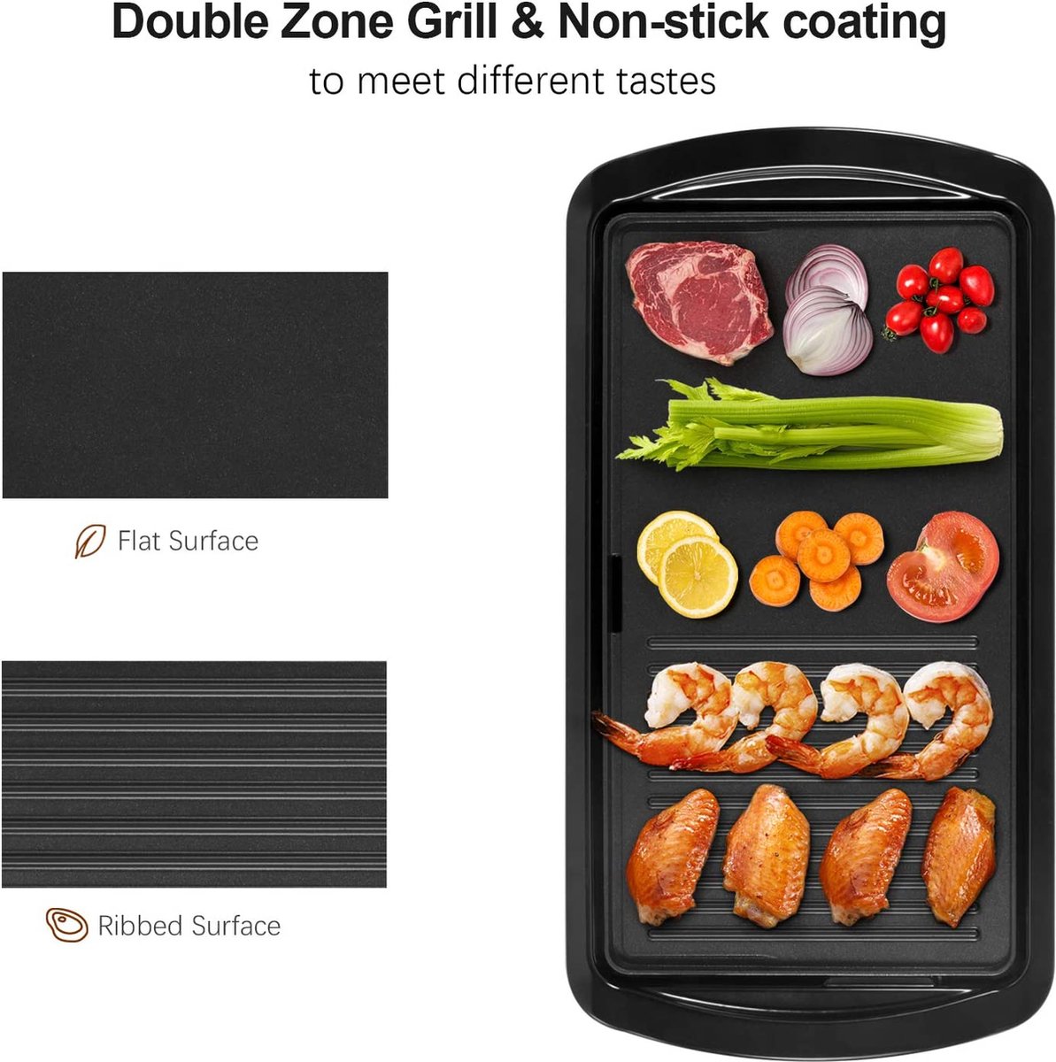 Elektrische Grillplaat Multifunctionele Grill Hoge prestatie