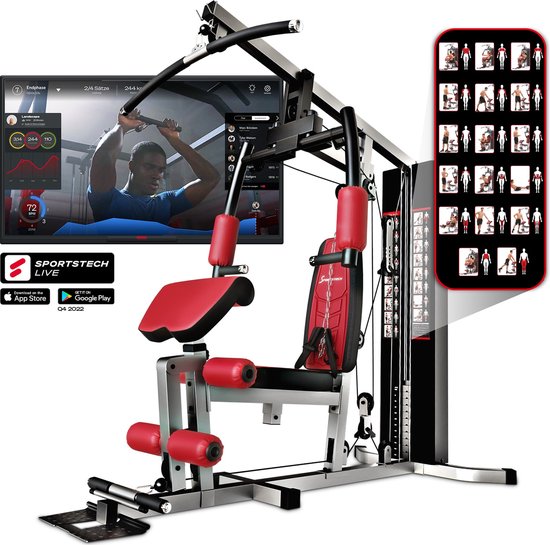 Sportstech HGX100 - multi-gym - gym à domicile - multifonctionnel - station  de trempage | bol