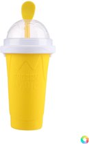EZLife Slush Puppy Beker Geel - Slush Beker Maker Geel - Slushy Cup Yellow - DIY smoothie cup Yellow