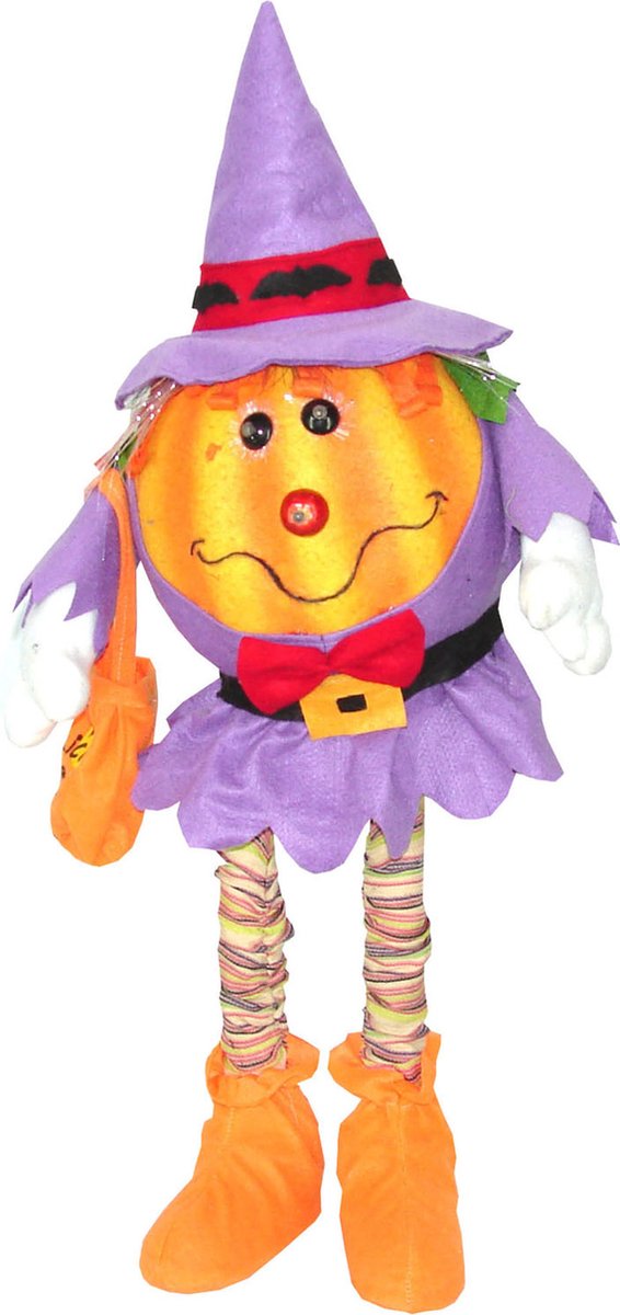 Dansende pompoen met licht en geluid - 69 cm hoog - Decoratievoorwerp - Halloween