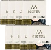 &SISTERS – Tampons – Duo pack : Léger + Medium – Lot de 8 – Katoen Bio - Durable