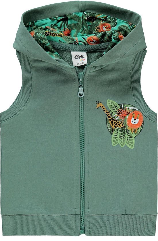 Ensemble débardeur et pantalon animaux de la jungle garçons