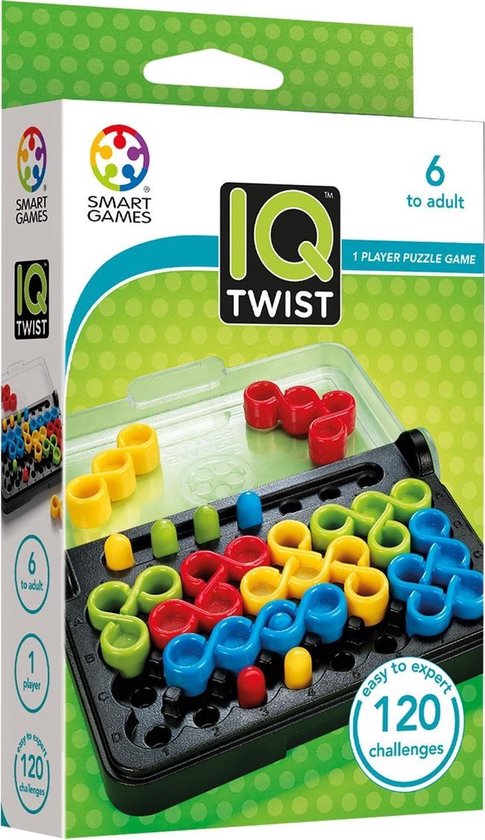 Afbeelding van het spel IQ twist game / spel / puzzel (reisspel) denkspel - smart games (cadeau idee!)