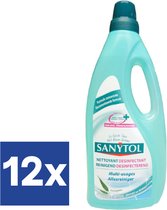 Sanytol - Nettoyant désinfectant tout usage - 12 x 1L - Sanytol avantage - Antibacterieel pour toutes les surfaces