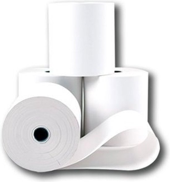 Rouleaux de caisse enregistreuse rouleaux thermiques 80 x 80 x 12 mm - 50 par boîte