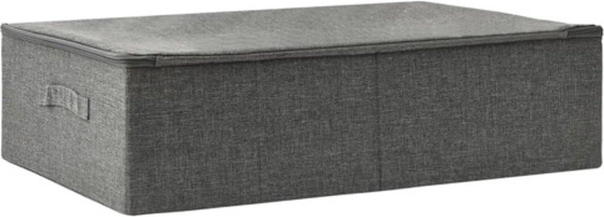 vidaXL Opbergbox 70x40x18 cm stof antracietkleurig