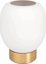 EGLO Manzanares Tafellamp - E27 - 18 cm - Goud/Wit