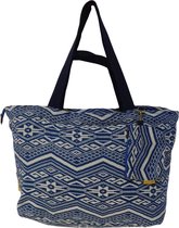 Mycha Ibiza - strandtas - weekendtas - handtas - rits - clutch - katoen – MYC220013