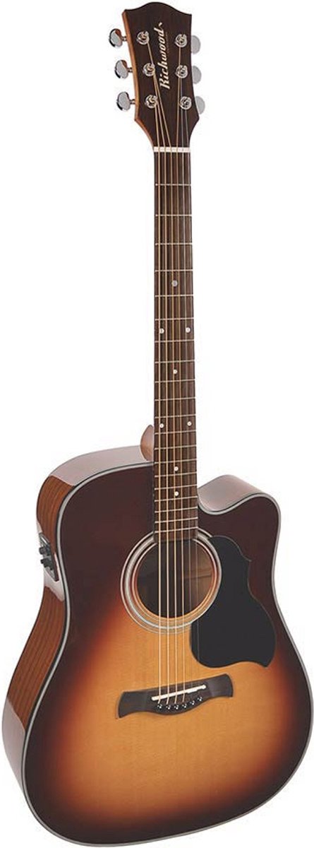 Semi akoestische gitaar Richwood Master Series Dreadnought D-40-CESB
