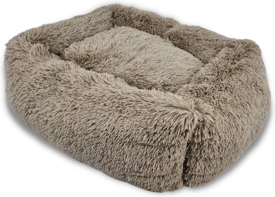 Ortopedisch hondenkussen - Teddy mand rosé - Hondenkussen - Teddy bed - Hondenbed