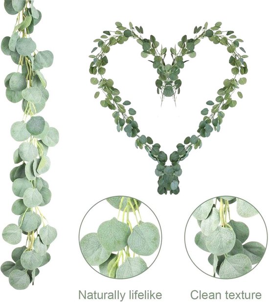 Eucalyptus kunst hangplant 70cm | Maxifleur kunstplanten