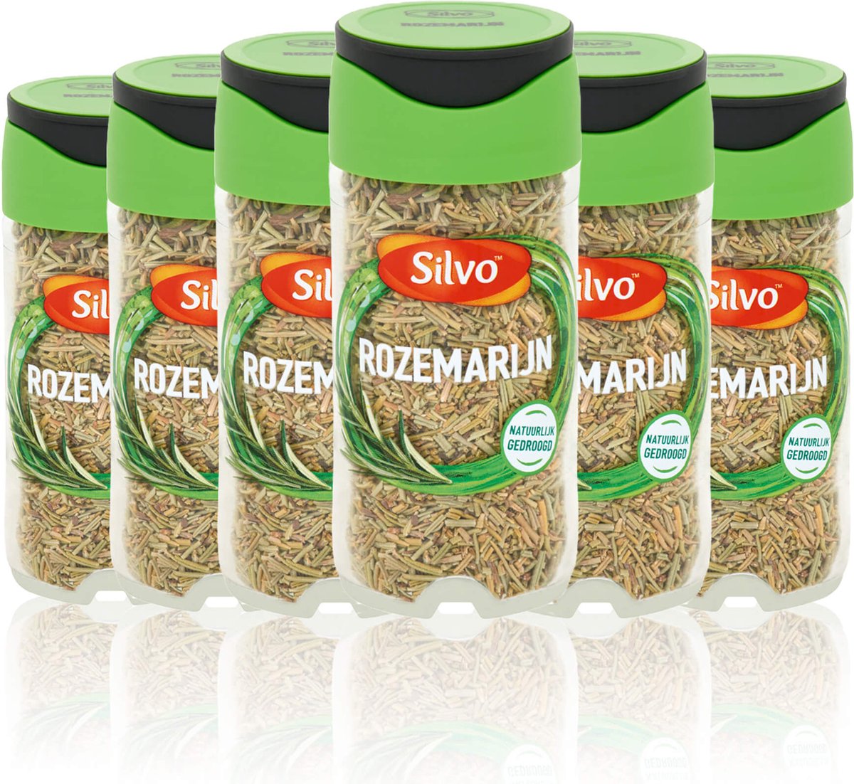 Goedkoopste Silvo® | 6 x Rozemarijn 23 g | natuurlijk gedroogd | voordeelverpakking