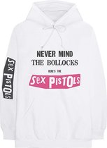 Sex Pistols - Never Mind The Bollocks Hoodie/trui - L - Wit