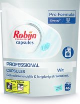 Robijn White Wasmiddel Capsules Pro Formula - 1 zak van 46 capsules