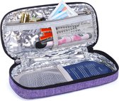 Luxja Sac isotherme à insuline pour les déplacements, sac à insuline pour diabétiques avec stylo à insuline, accessoires (sac uniquement), lilas