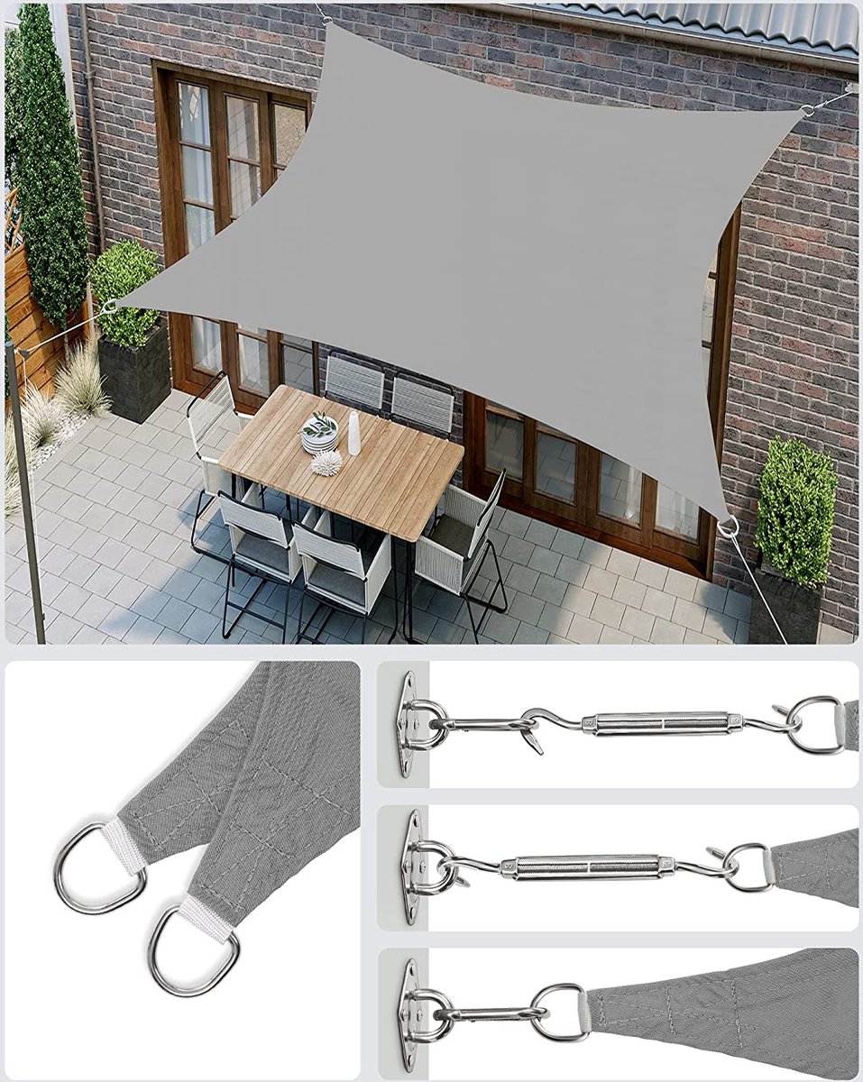 Sol Royal Schaduwdoek Rechthoek 3x4m Antraciet SolVision PS9 – Zonwering Vierkant met UV-bescherming PES Zonnezeil 300x400 cm Waterafstotend & Ademende Luifeldoek voor Terras, Tuin Sol Royal Schaduwdoek Rechthoek 3x4m Antraciet SolVision PS9 – Zonwering Vierkant met UV-bescherming PES Zonnezeil 300x400 cm Waterafstotend & Ademende Luifeldoek voor Terras, Tuin