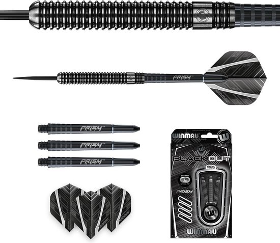WINMAU - Blackout: Steeltip Tungsten Dartpijlen Professioneel - 26g van Winmau — afbeelding 2