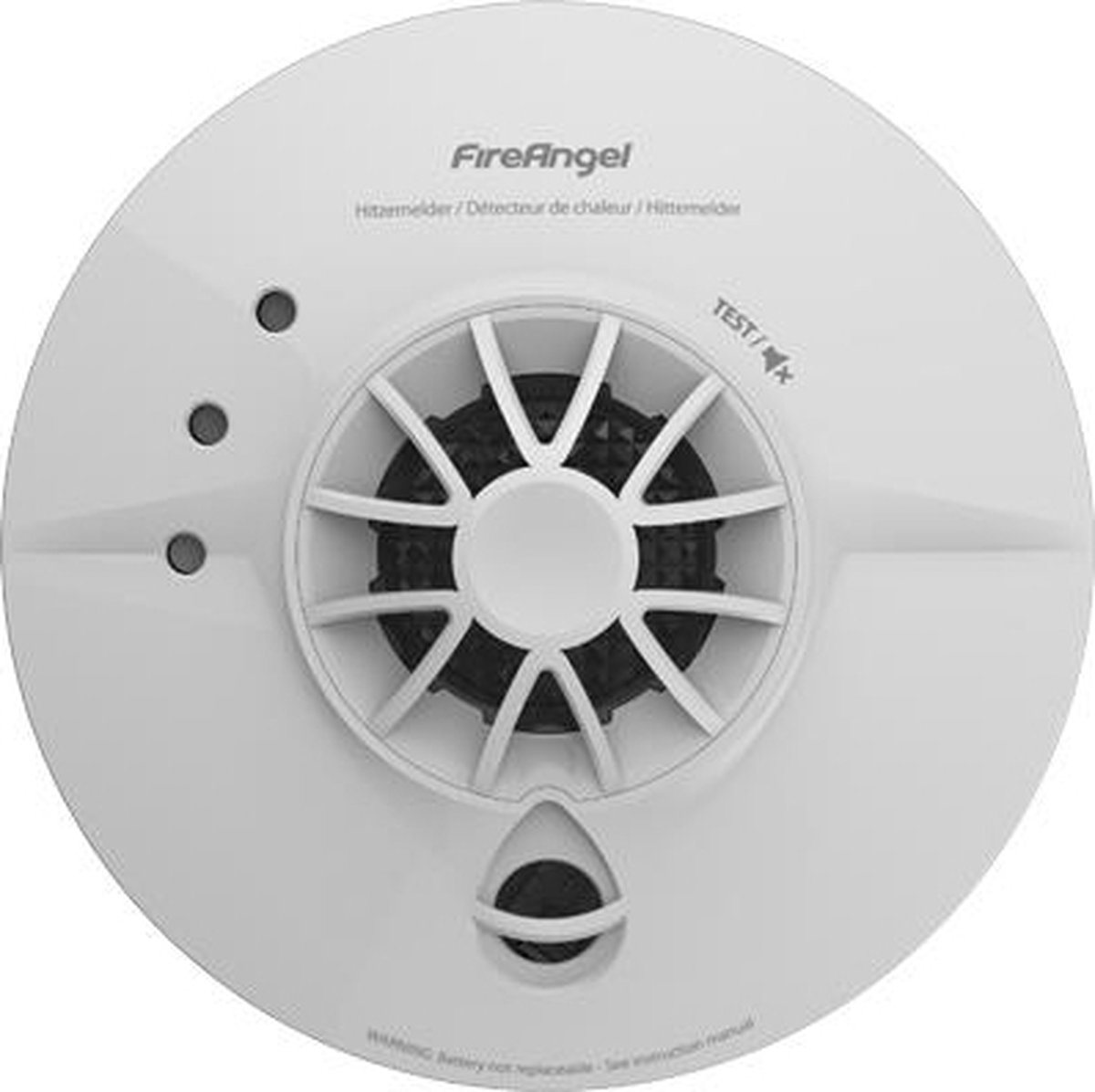 FireAngel HM-F-1EU Hittemelder 230v - Stand alone hittemelder - 230v / 10 jaar backup accu