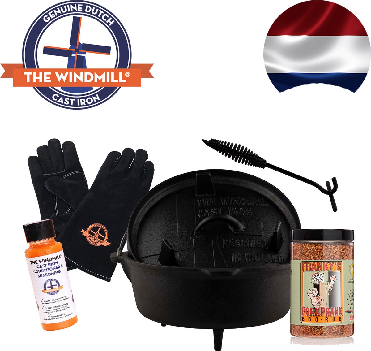 The Windmill Cast Iron - Combo-deal- King of the ribs
