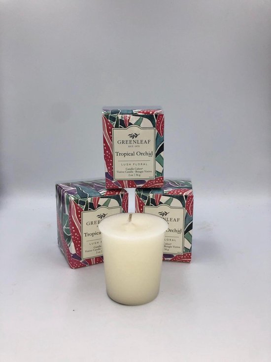 Greenleaf Amber Warmth Geurkaars 3 Stuks! Kasjmier Kaneel