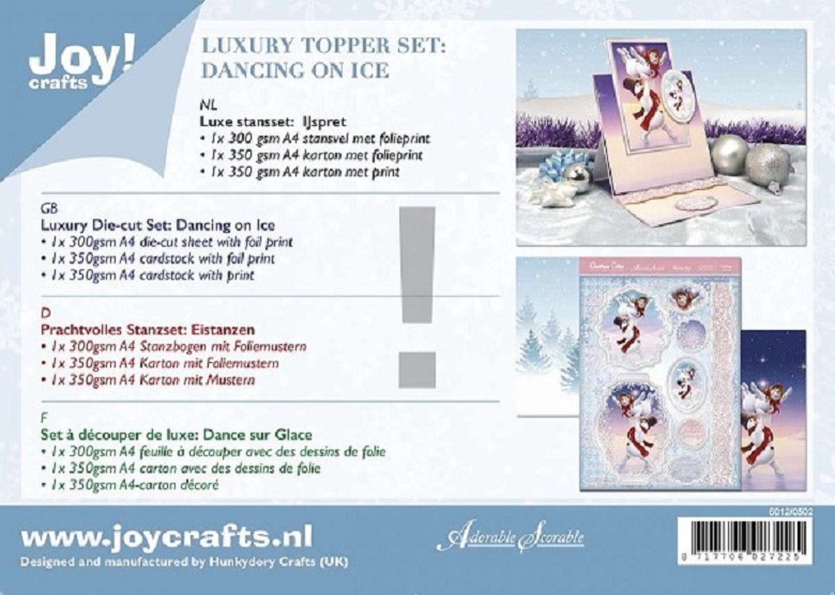 Joy! crafts - Kaartenpakket - Dancing on Ice - 6012/0502