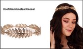 Hoofdband metaal Caesar - Hoofddeksel kroon romein festival thema feest lauwerkrans carnaval egypte landen