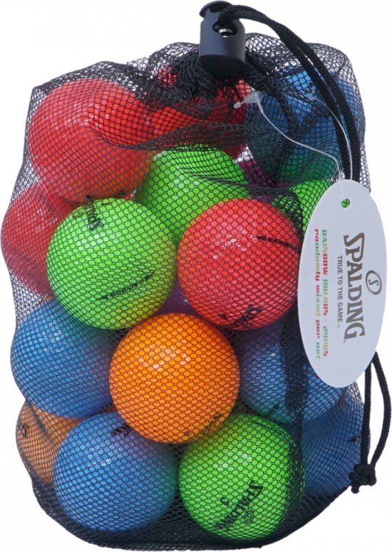 Spalding Rainbow Golf Balls 24 Stuks Rainbow Golfballen Kleurenmix