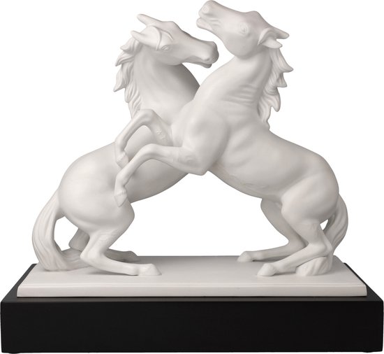 Goebel - Studio 8 | Decoratief beeld / figuur Paarden | Porselein - 32cm
