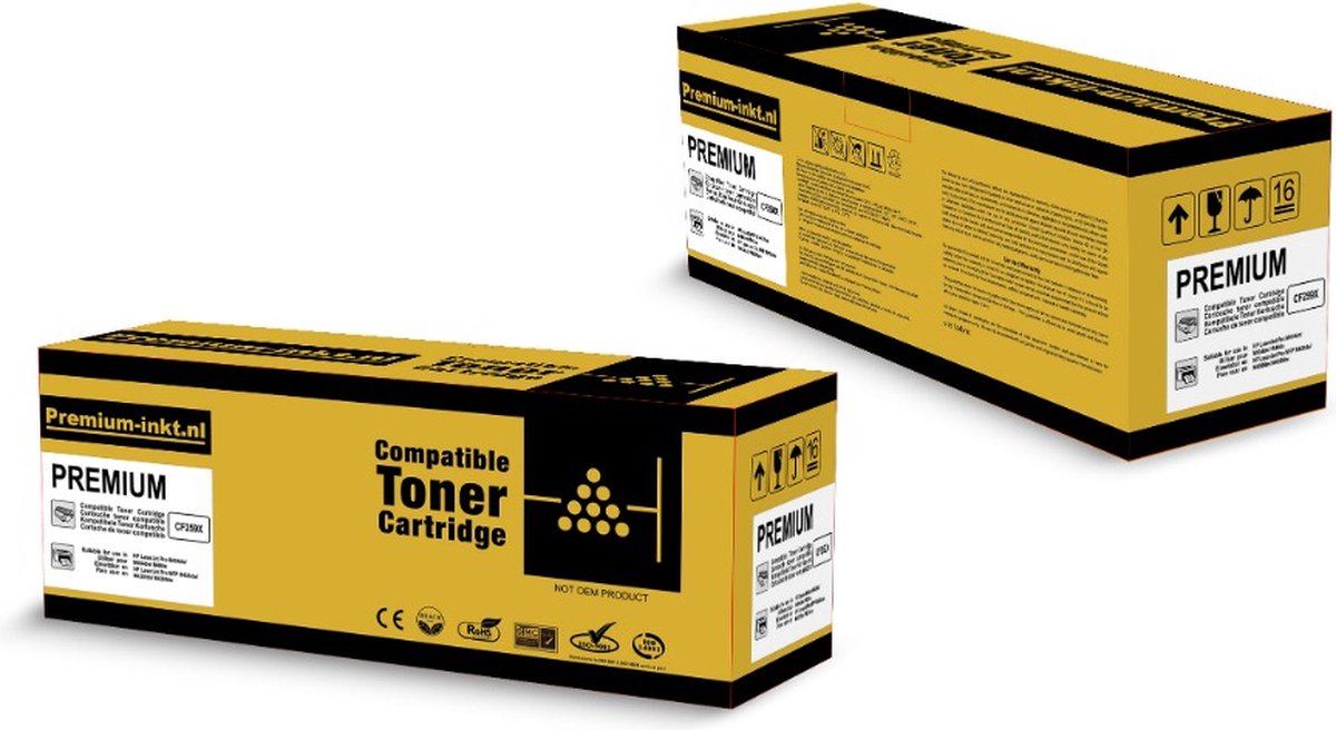 Premium-inkt.nl Geschikt voor Kyocera TK5240 M5526 P5026/ Toner Met Chip/ Kyocera Ecosys M5526cdn -M5526cdw - P5026cdn - P5026cdw - Geel 4500 Print Paginas