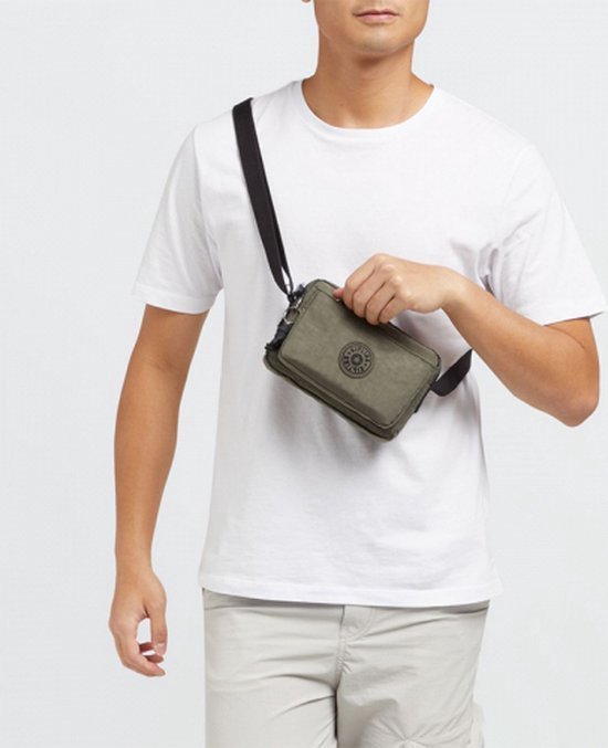 kipling Sac à épaule bandoulière Basic Abanu Crossbody Green Moss Vert