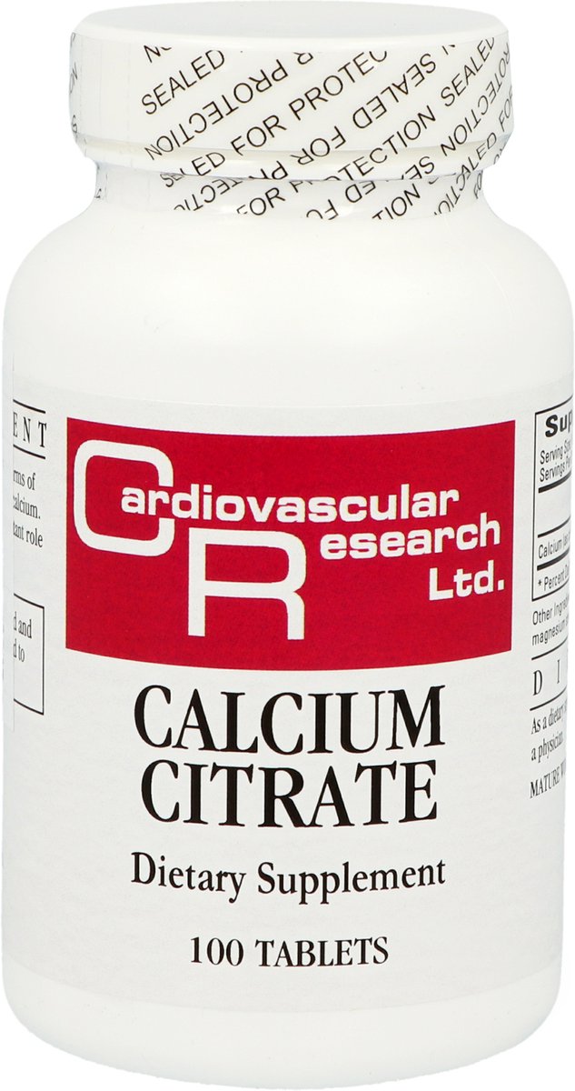 Cardio Vasc Res Calcium citraat 165mg 120 Capsules