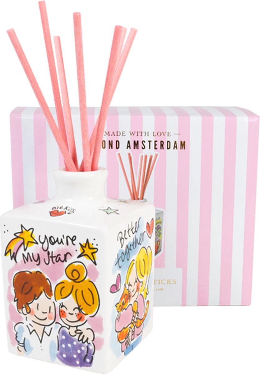 Blond Amsterdam, Even Bijkletsen Set Geurstokjes bol