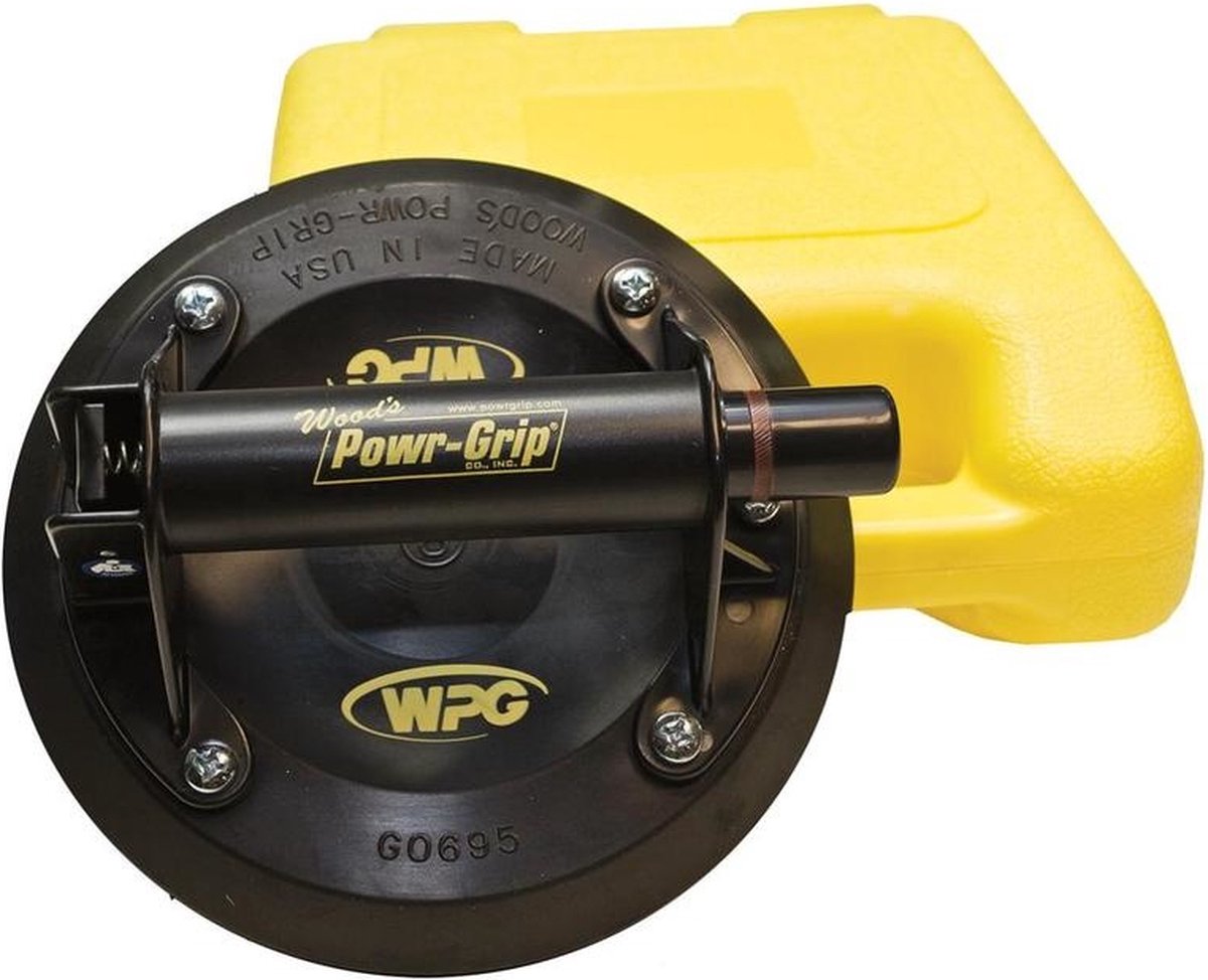 PowrGrip Pompzuiger Lexan N4000 1 Zuignap met Handgreep 57 kg bol