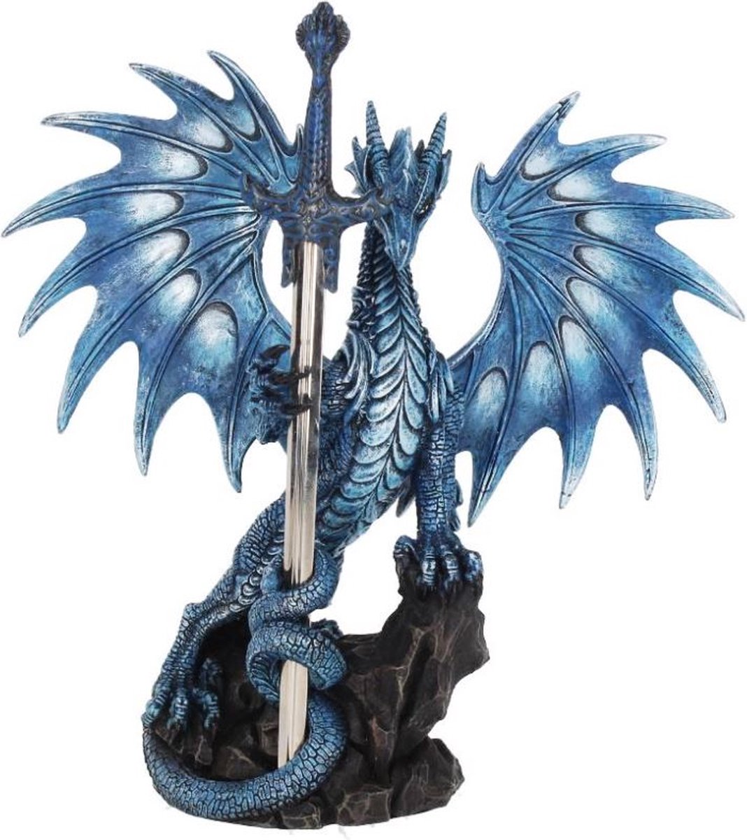 Nemesis Now Beeld/figuur Sea Blade Draak Blauw