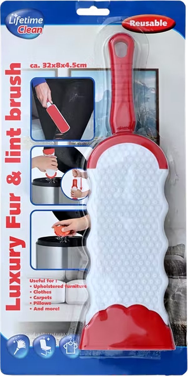 Kit Brosses Magnétiques Pour Poils D'animaux - Gants Double Face + Brosse - Réutilisable, Facile à Nettoyer - Pour Chien, Chat, Canapé, Voiture !