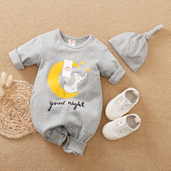 Foto: Nezr baby kleding set jongens en meisjes romper kraamcadeau babyshower cadeau 3 6 maanden