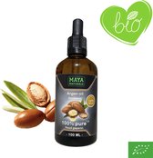 Natuurlijke arganolie puur 100ml moroccan oil - biologisch & puur olie voor haar, gezicht en huid omega 3