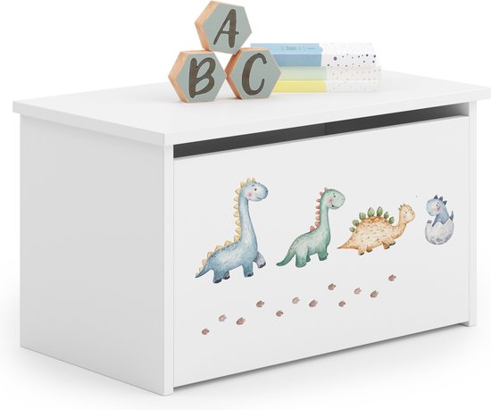 DARIA box voor speelgoed met kindergrafiek - Dino