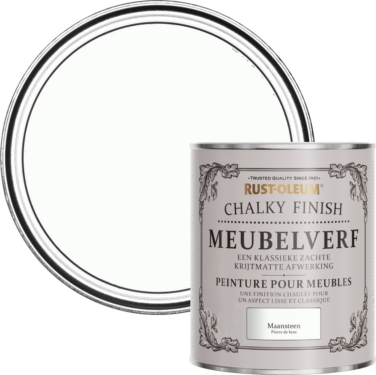 Rust-Oleum Gebroken wit Chalky Finish Meubelverf - Maansteen 750ml