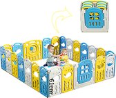 FOXSPORT Baby Kinderbox - Baby Speelbox - Babypark - Babybox - Grondbox - Kruipbox - voor peuter en baby - Baby boxcombinatie - Baby-peuter - kruipmat Veiligheidshek - 180 * 210 cm