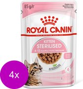 Royal Canin Kitten Sterilised Gravy - Kitten-Kattenvoer - 4 x 12x85 g