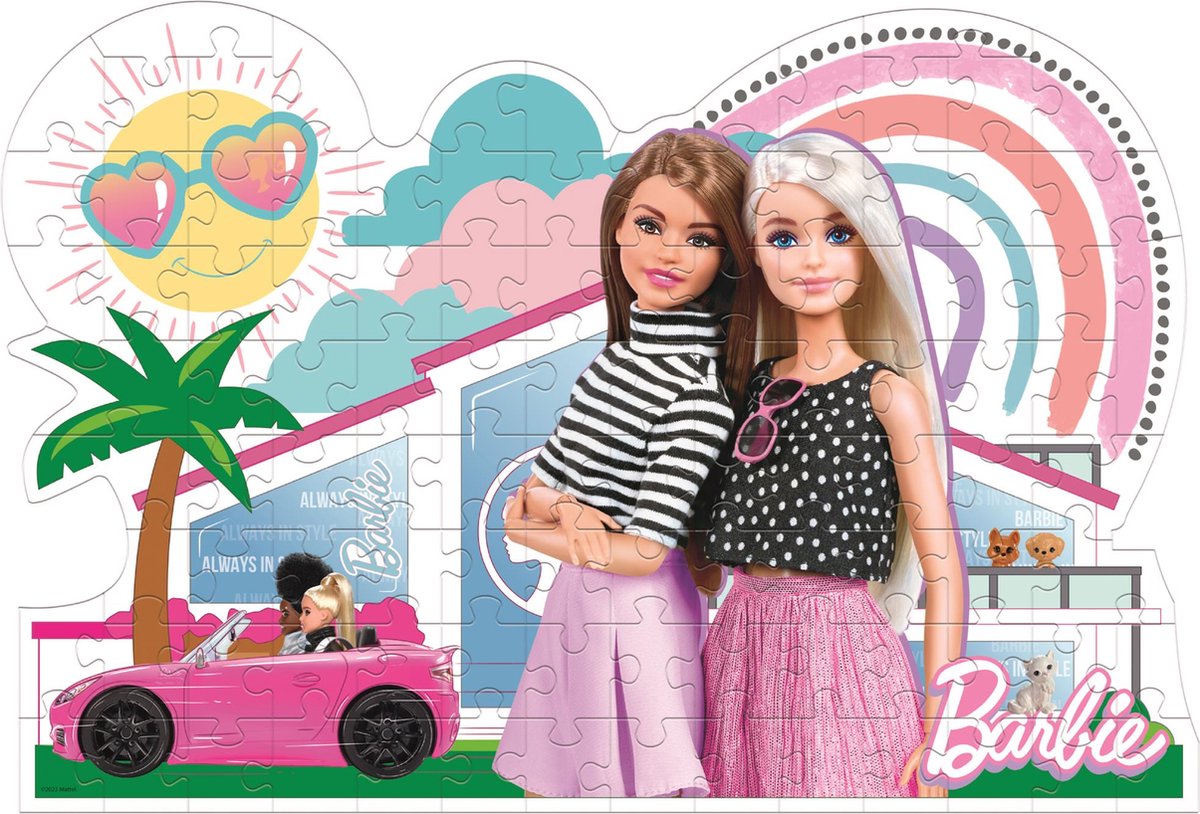 Barbie Puzzle en Bois Junior - Magnifique - 50 mcx