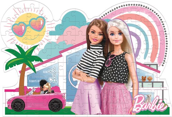 Puzzles pour enfants Clementoni , Puzzle Barbie 104 pièces, 6-8 ans - 27164