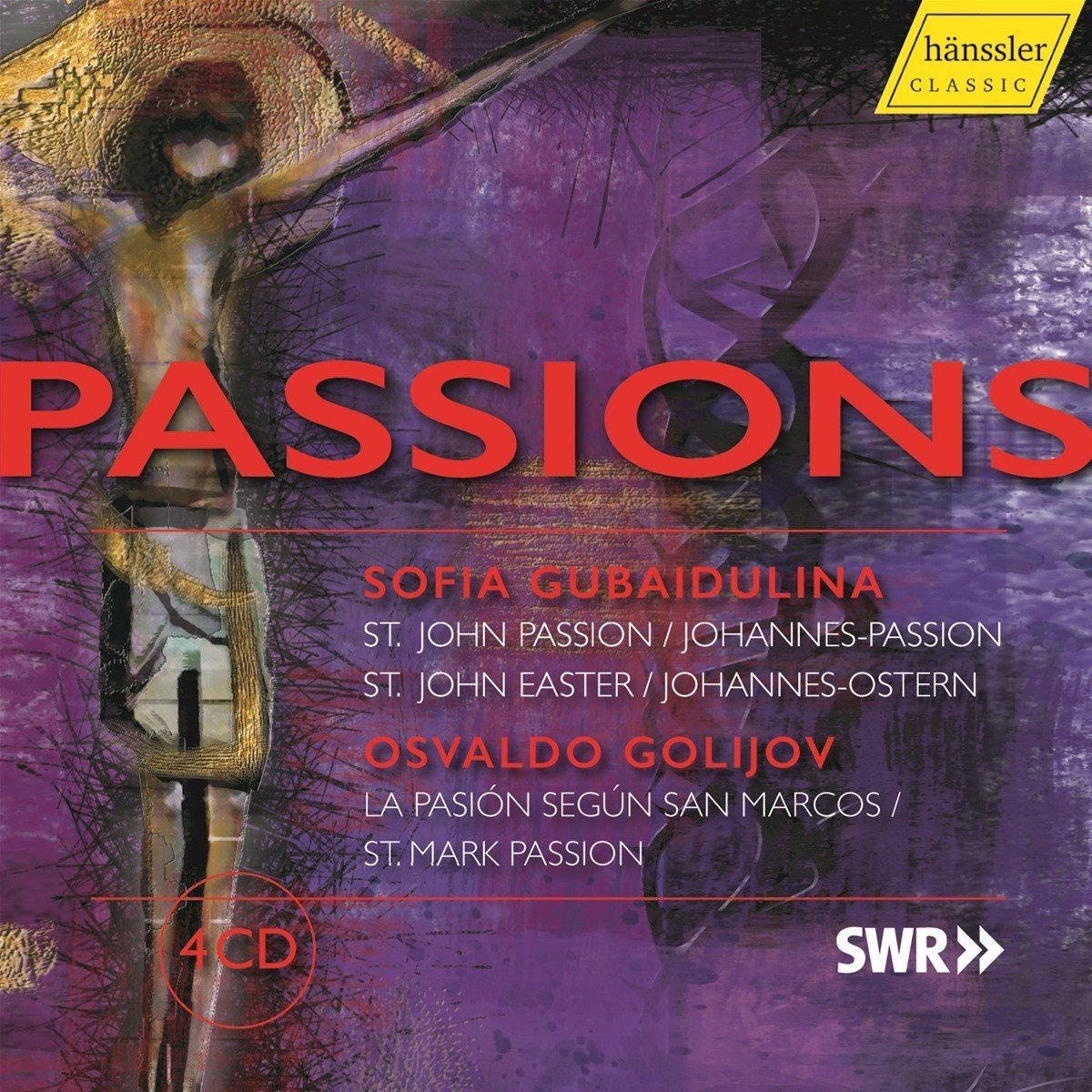 Julia Sukmanova, Gächinger Kantorei - Golijov & Gubaidulina: Passions - St. John Passion (4 CD)