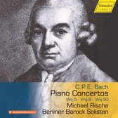 Michael Rische, Berliner Barock Solisten - Piano Concertos Wq.5, Wq.8, & Wq.30 (CD)