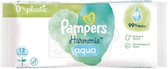 Pampers Harmonie Aqua Billendoekjes | 12 Wipes | Plastic Free | 99% Water