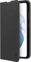 SBS Wallet Lite Telefoonhoesje geschikt voor Samsung Galaxy S22 Hoesje Bookcase - Zwart