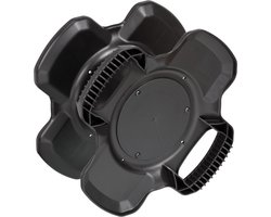 Brennenstuhl Rubber Kabelhaspel X-Gum / Kabelhaspel leeg (gemaakt van speciaal rubber voor permanente belasting, Made in Germany)