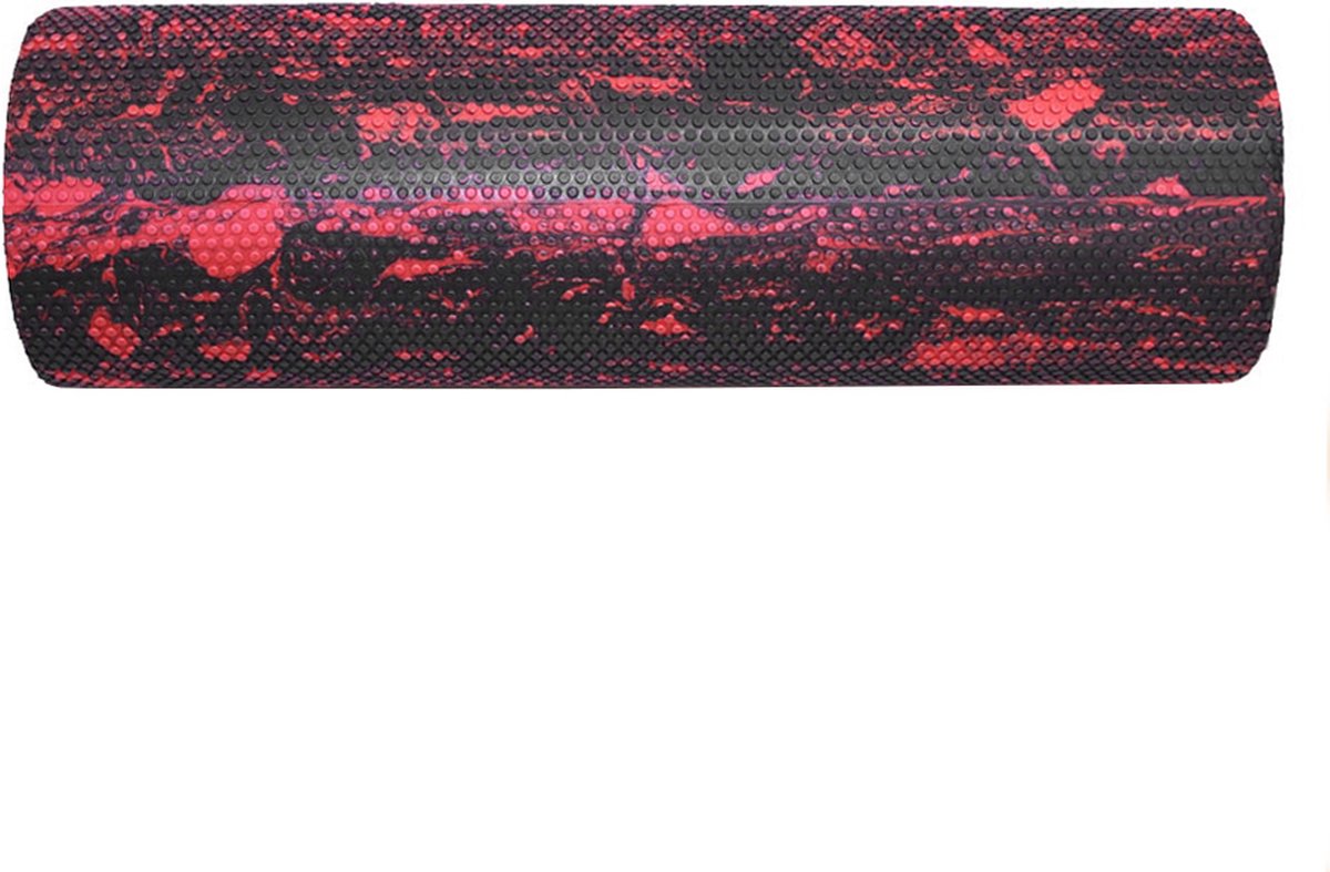 Foam Roller - Focus Fitness - 45 cm - Zwart met print