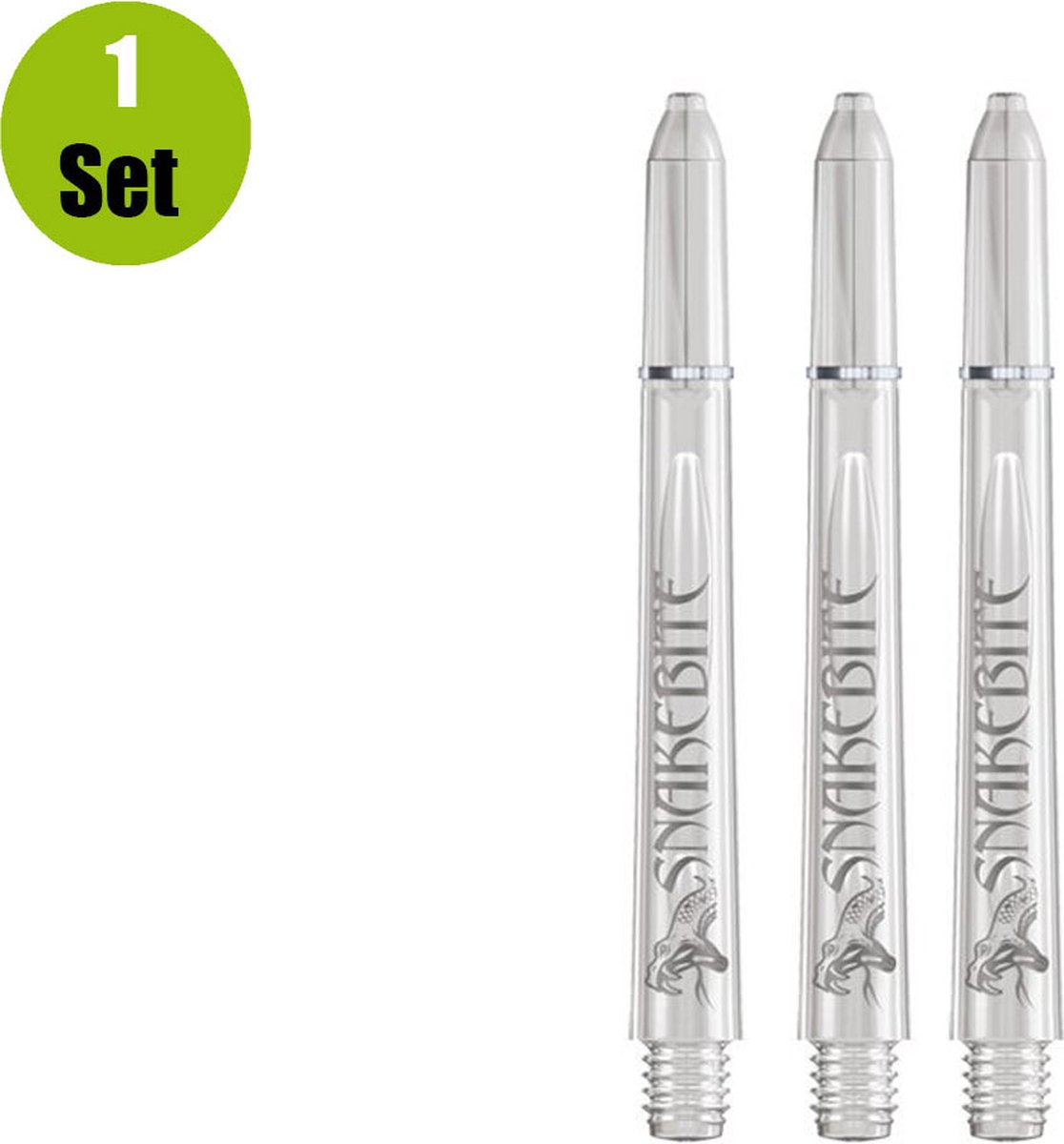 Red Dragon Snakebite Signature Clear - Dart Shafts Short